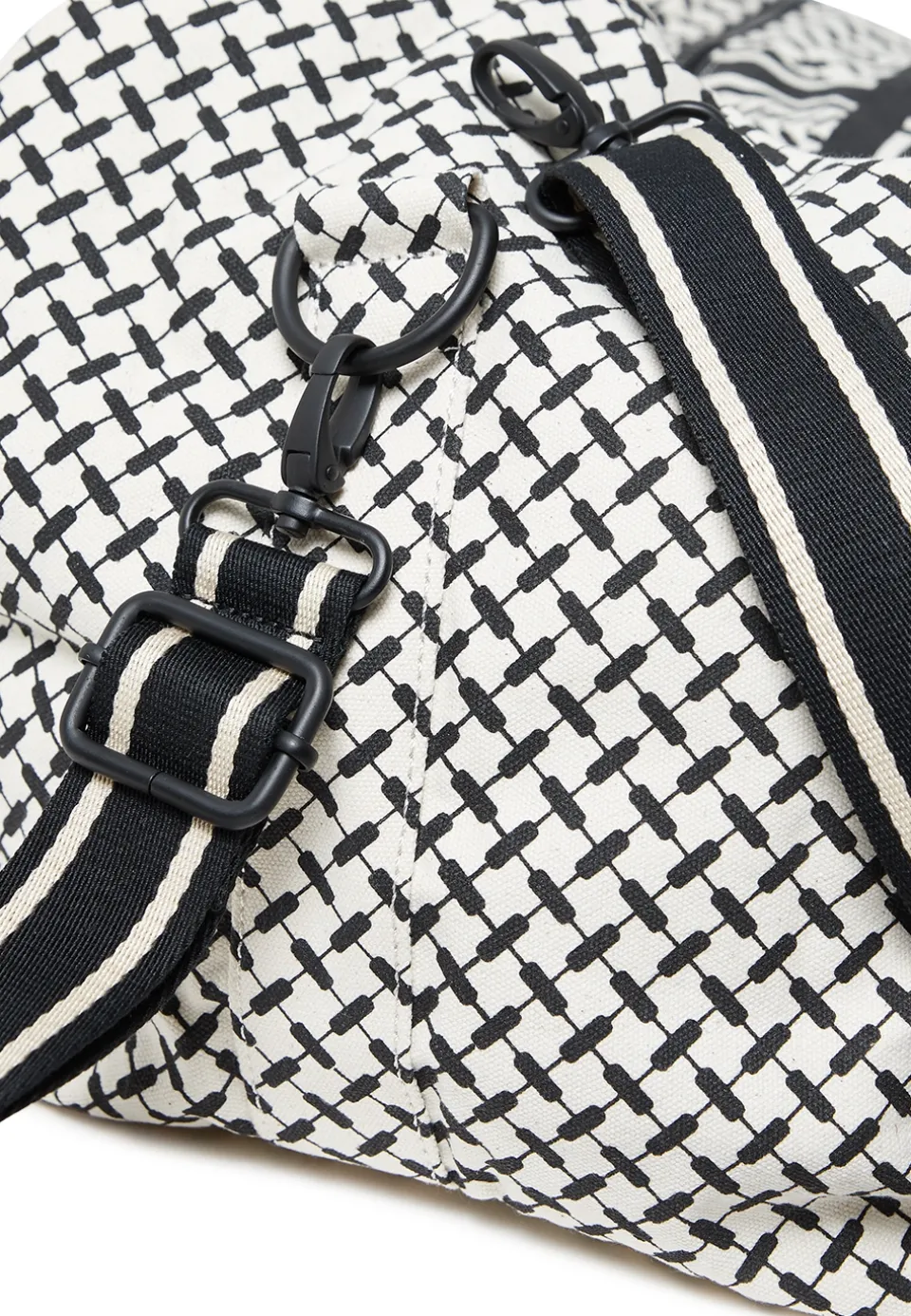 Lala Berlin Big Bag Muriel canvas heritage stripe black heritagestripeblack Flash Sale