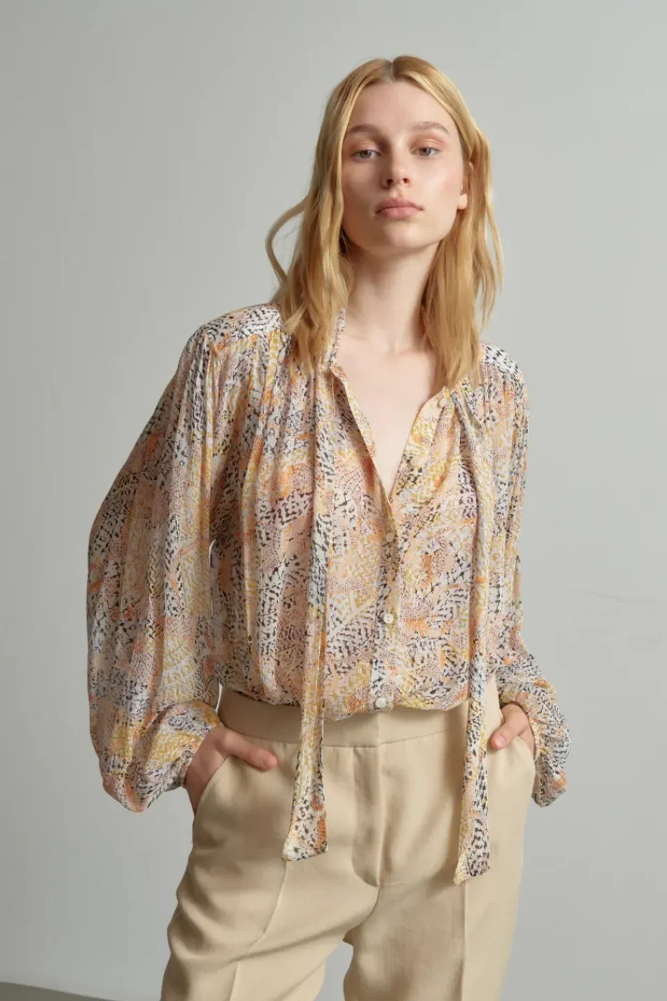 Lala Berlin Blouse Bayliv viscose heritage garden heritagegarden Sale