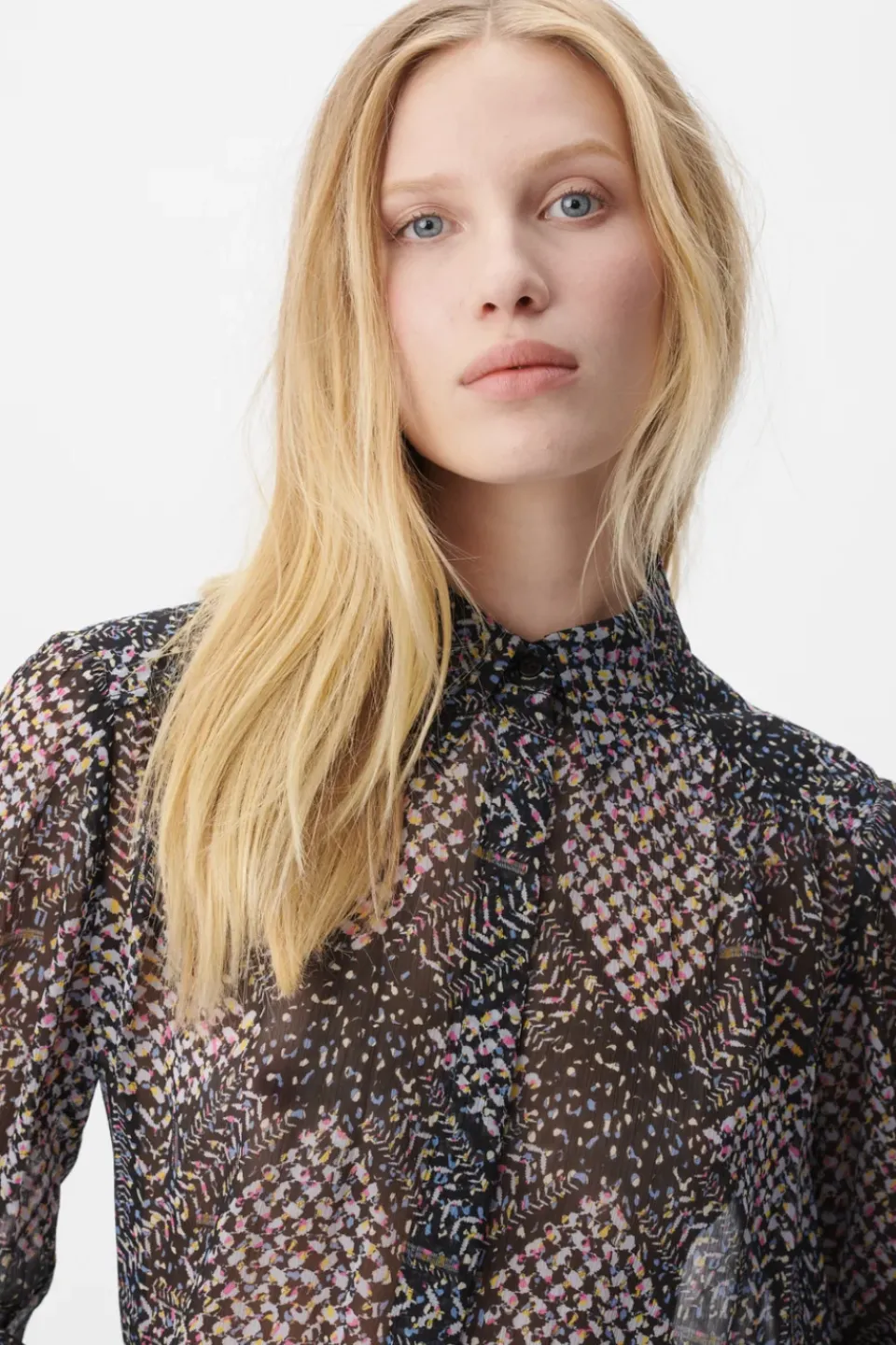 Lala Berlin Blouse Bling viscose heritage star black heritagestarblack Best