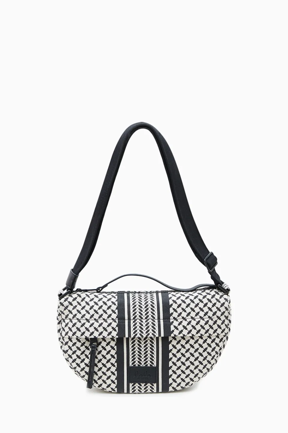 Lala Berlin Crossbody Melly canvas heritage stripe black heritagestripeblack Shop