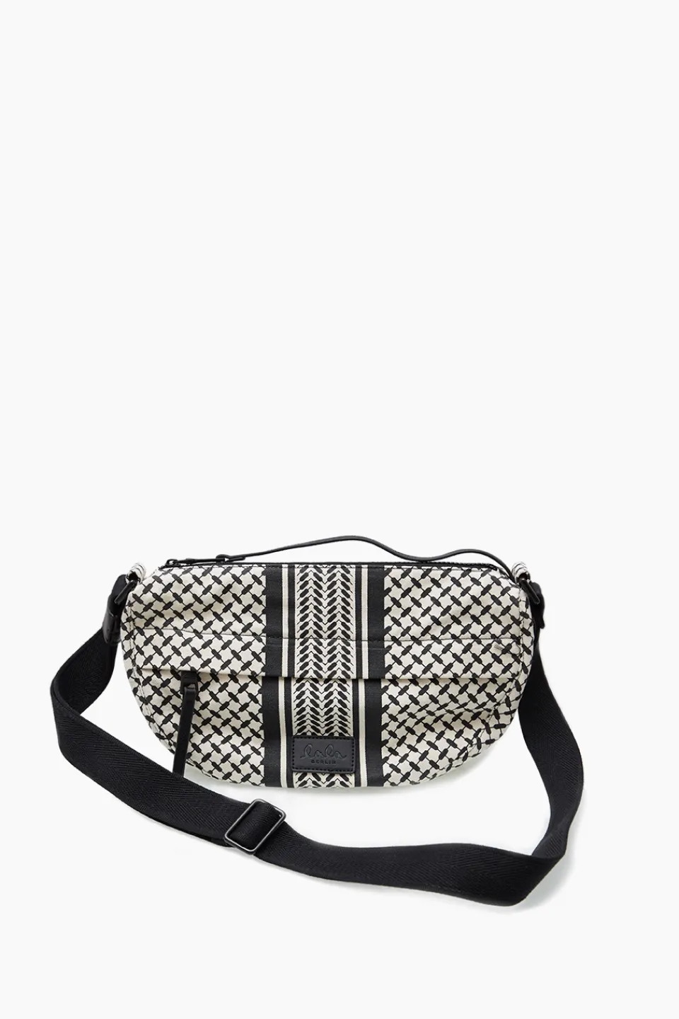 Lala Berlin Crossbody Melly canvas heritage stripe black heritagestripeblack Shop