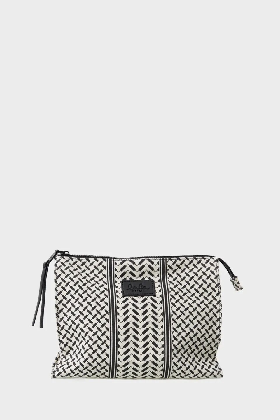 Lala Berlin Pouch Pili canvas heritage stripe black heritagestripeblack Outlet