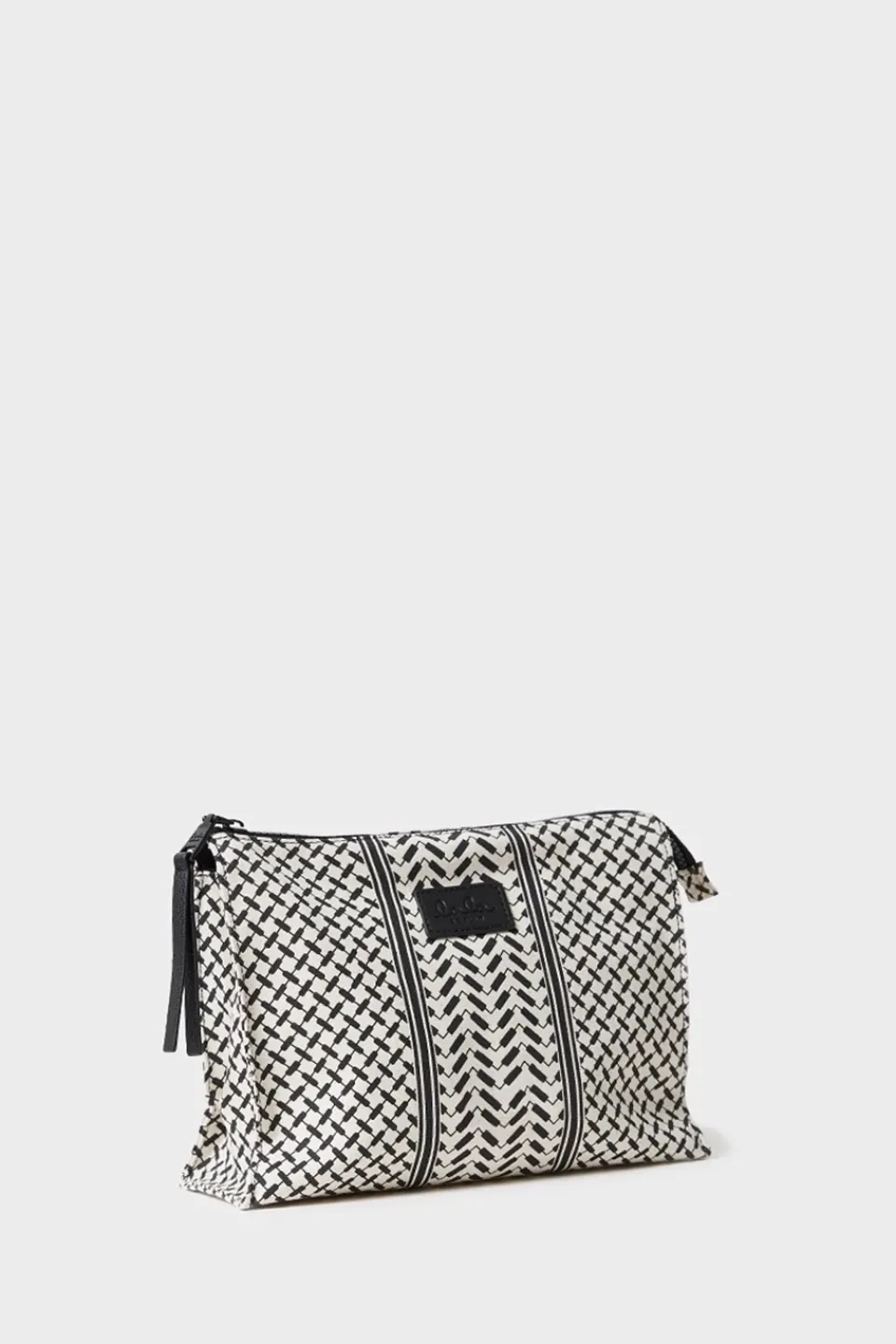 Lala Berlin Pouch Pili canvas heritage stripe black heritagestripeblack Outlet