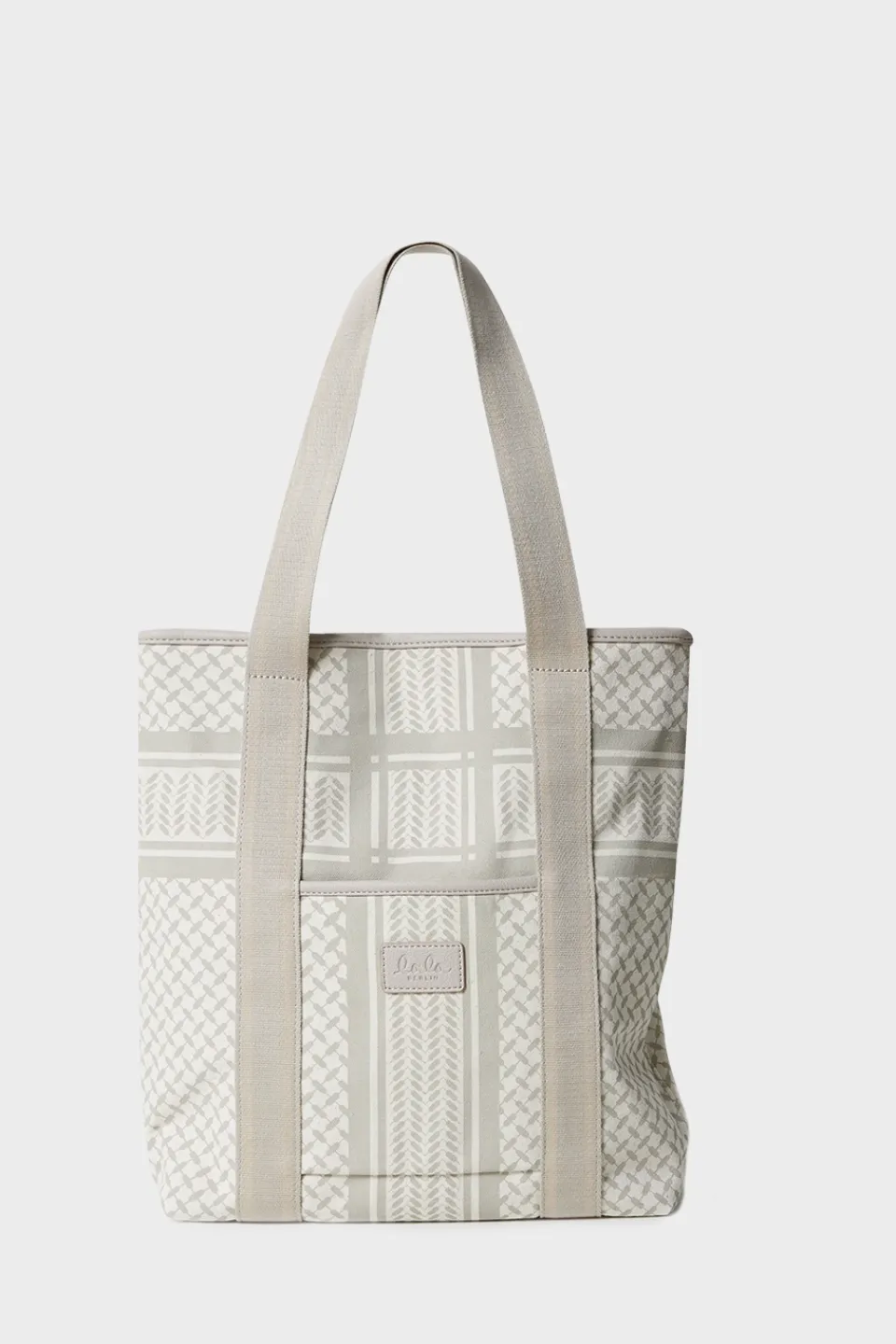 Lala Berlin Tote Carmela 2.0 canvas heritage stripe beige heritagestripebeige Cheap