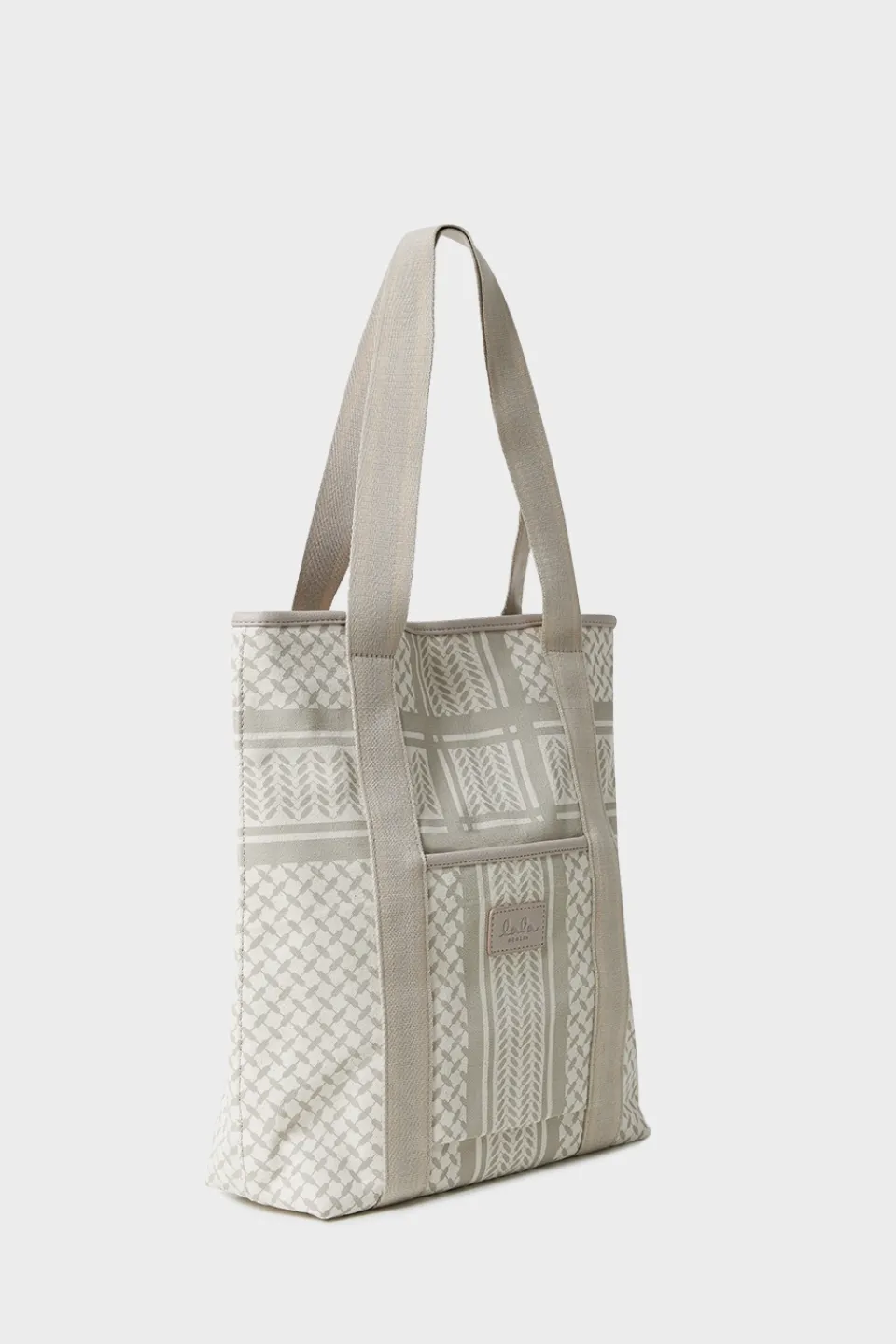 Lala Berlin Tote Carmela 2.0 canvas heritage stripe beige heritagestripebeige Cheap