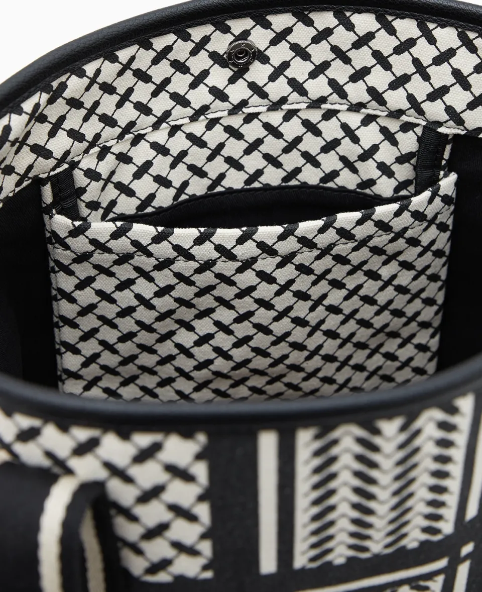 Lala Berlin Tote Carmela 2.0 canvas heritage stripe black heritagestripeblack Best