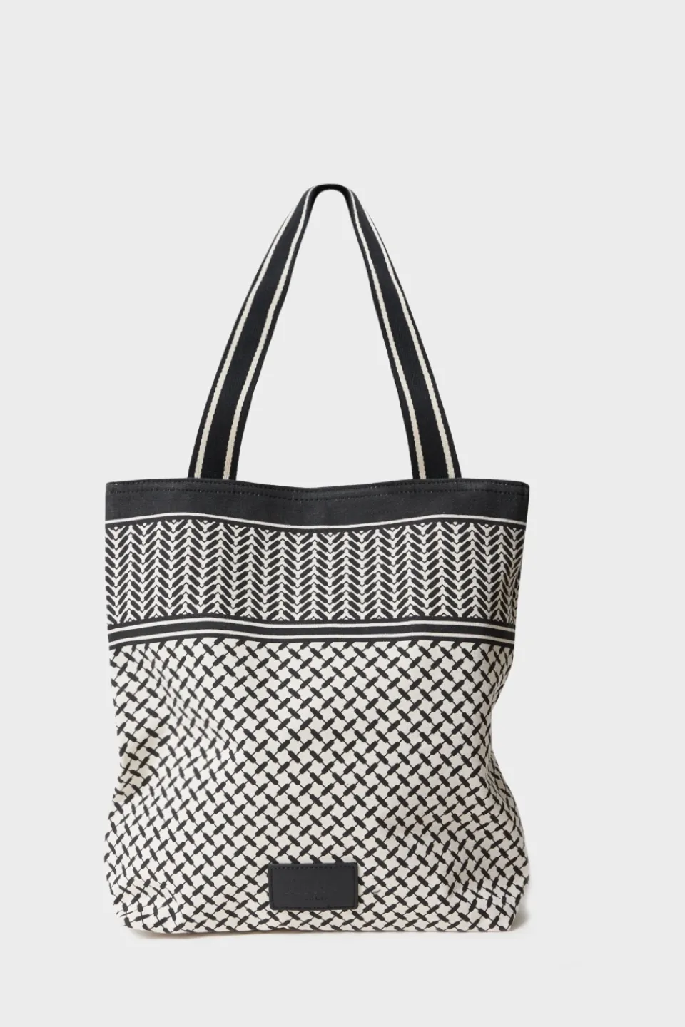 Lala Berlin Tote Carmela canvas heritage stripe black heritagestripeblack Discount