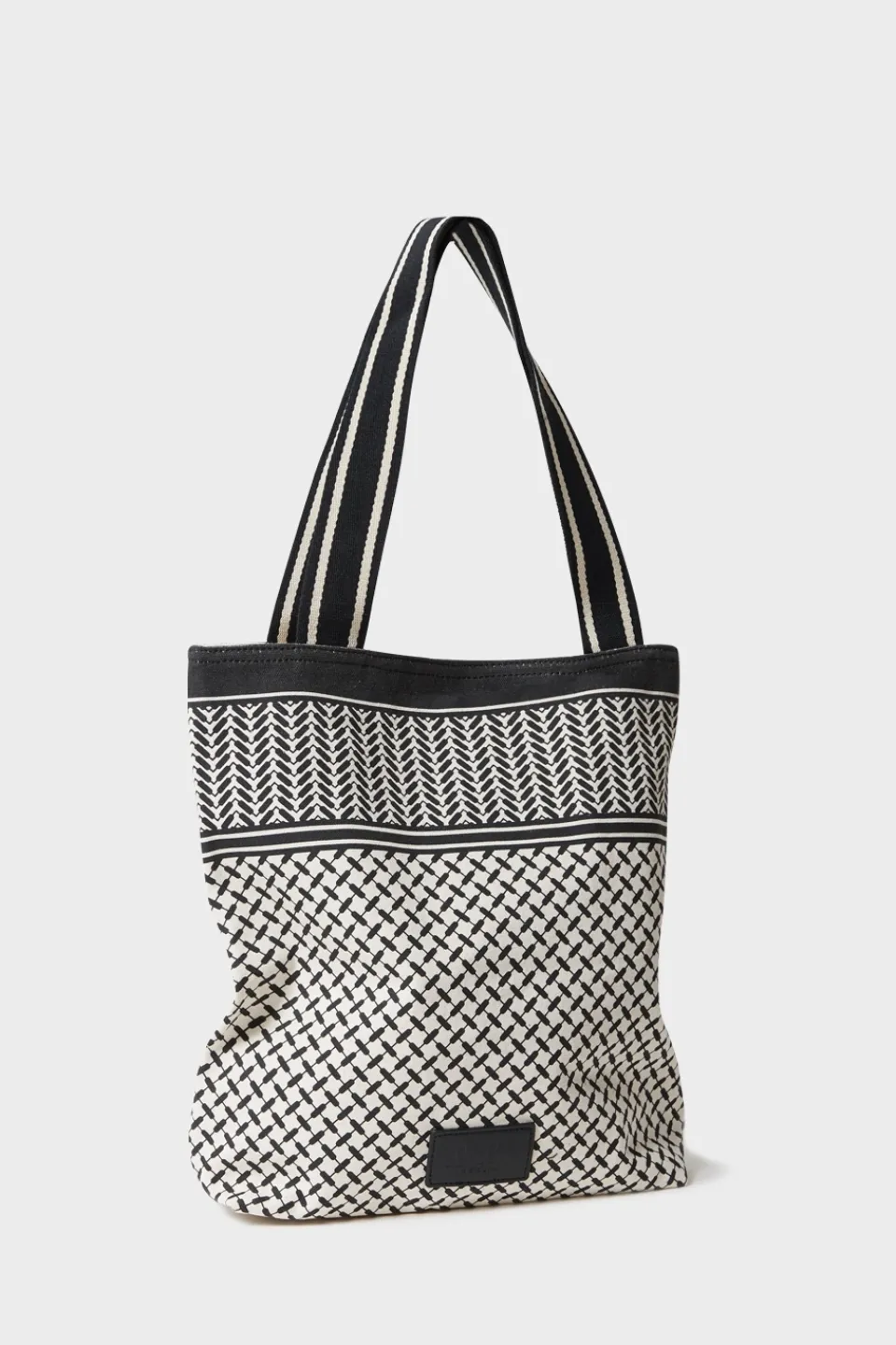 Lala Berlin Tote Carmela canvas heritage stripe black heritagestripeblack Discount