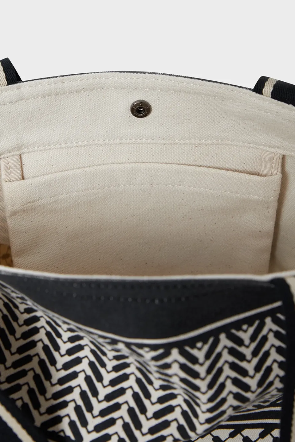 Lala Berlin Tote Carmela canvas heritage stripe black heritagestripeblack Discount
